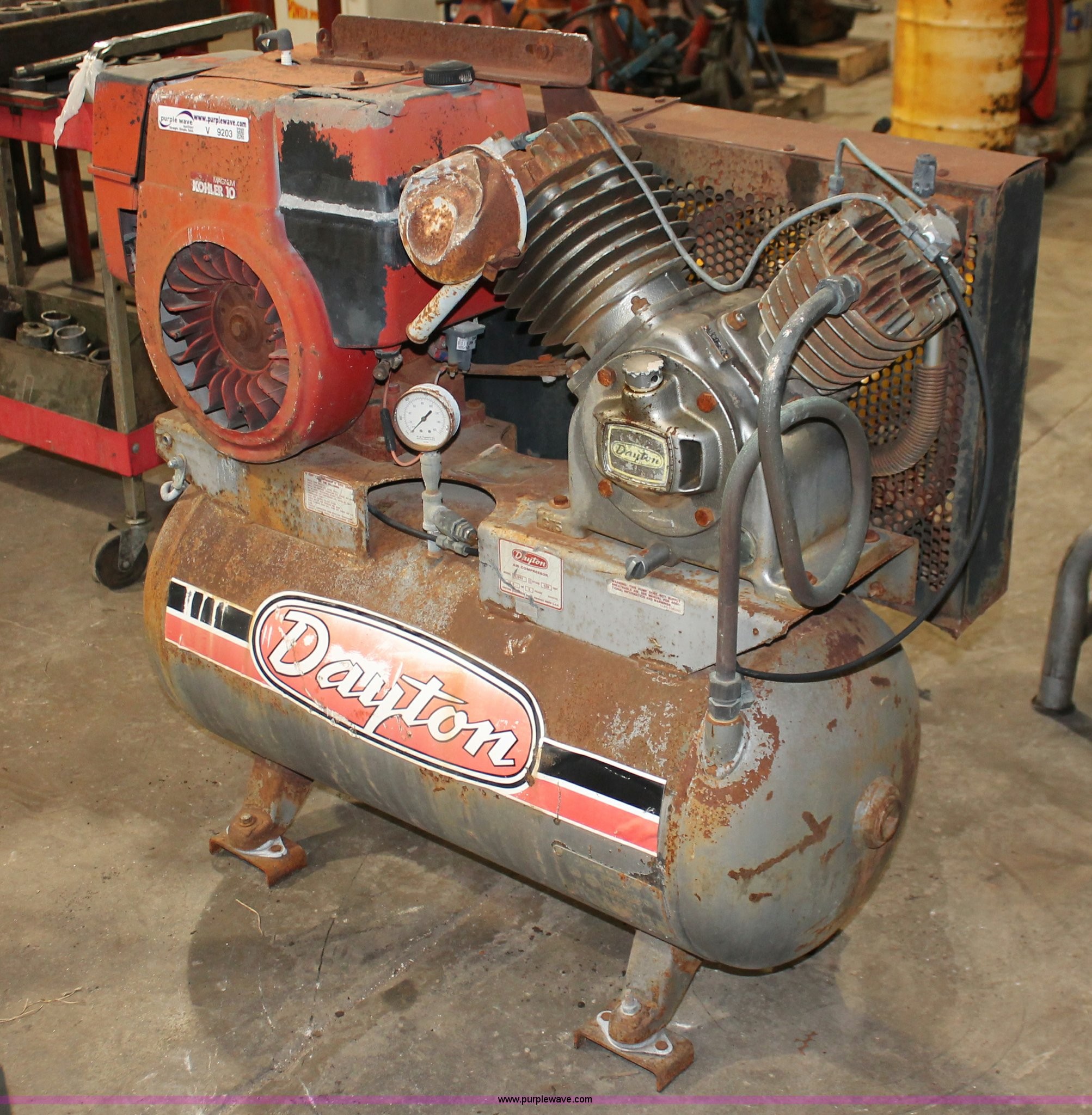 Rent the Dayton Gas Powered Air Compressor Idaho Rental Equipment